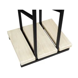 Wysoki stojak na drewno kominkowe z półeczkami, SDK20